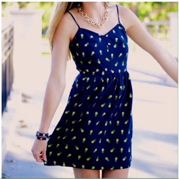 J. Crew Factory Dresses & Skirts - Jcrew pineapple print dress